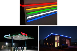 Εικόνα για την κατηγορία Έγχρωμο Decor Profile LED Outdoor για Περιμετρικό Φωτισμό Καταστημάτων